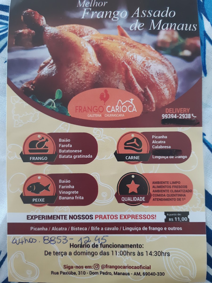 Menu Frango Carioca Galeteria & Churrascaria-5